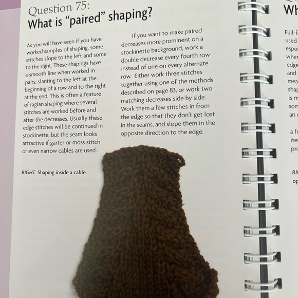 Knitting 200 Q & A book by Rita Taylor - Picture 4 of 8